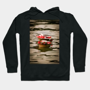 Aarti worship in river Ganga, India Hoodie